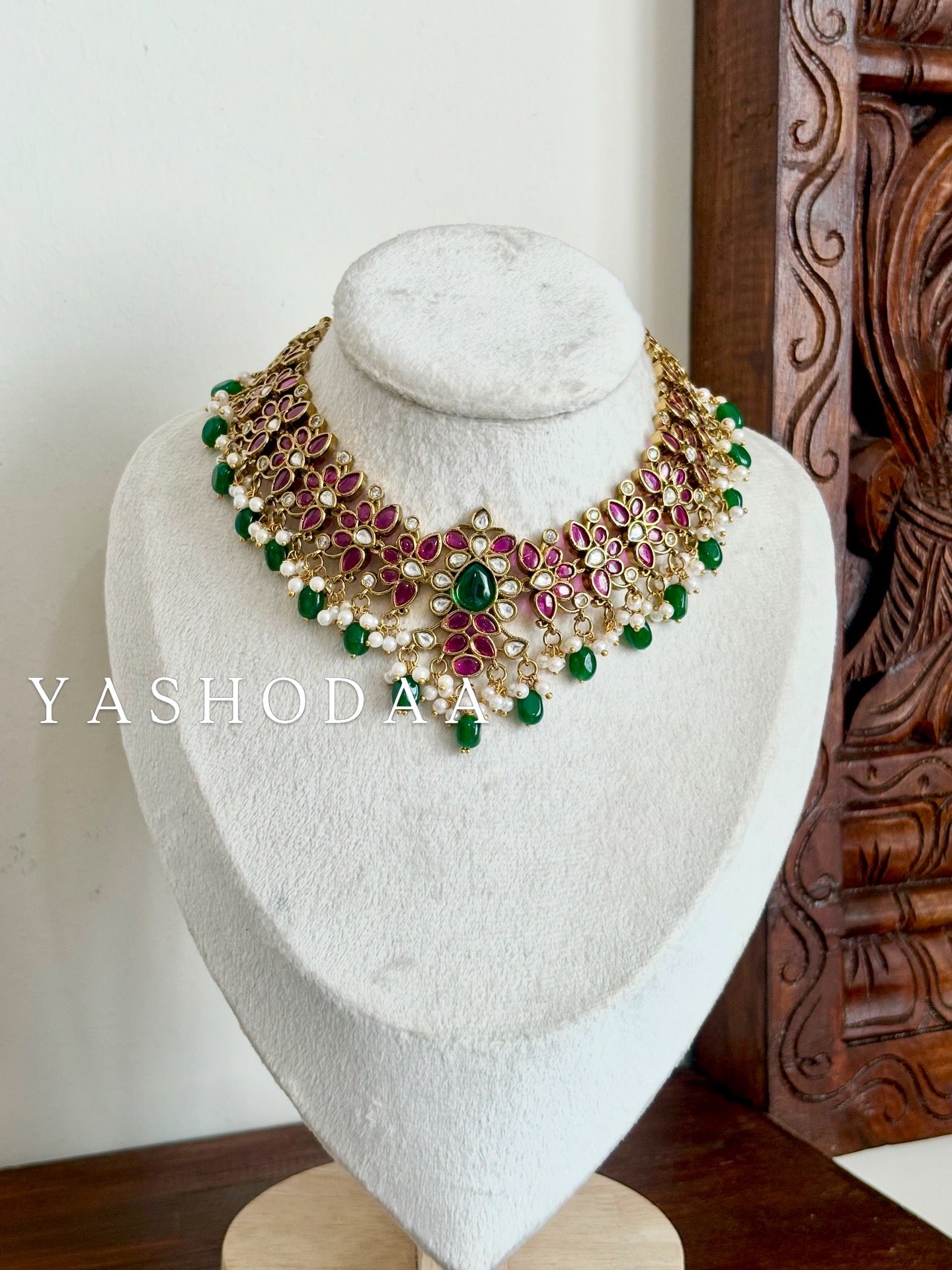 ITHALINI in green beads
