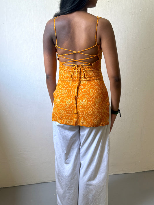 Deeksha in Mango Bandhani
