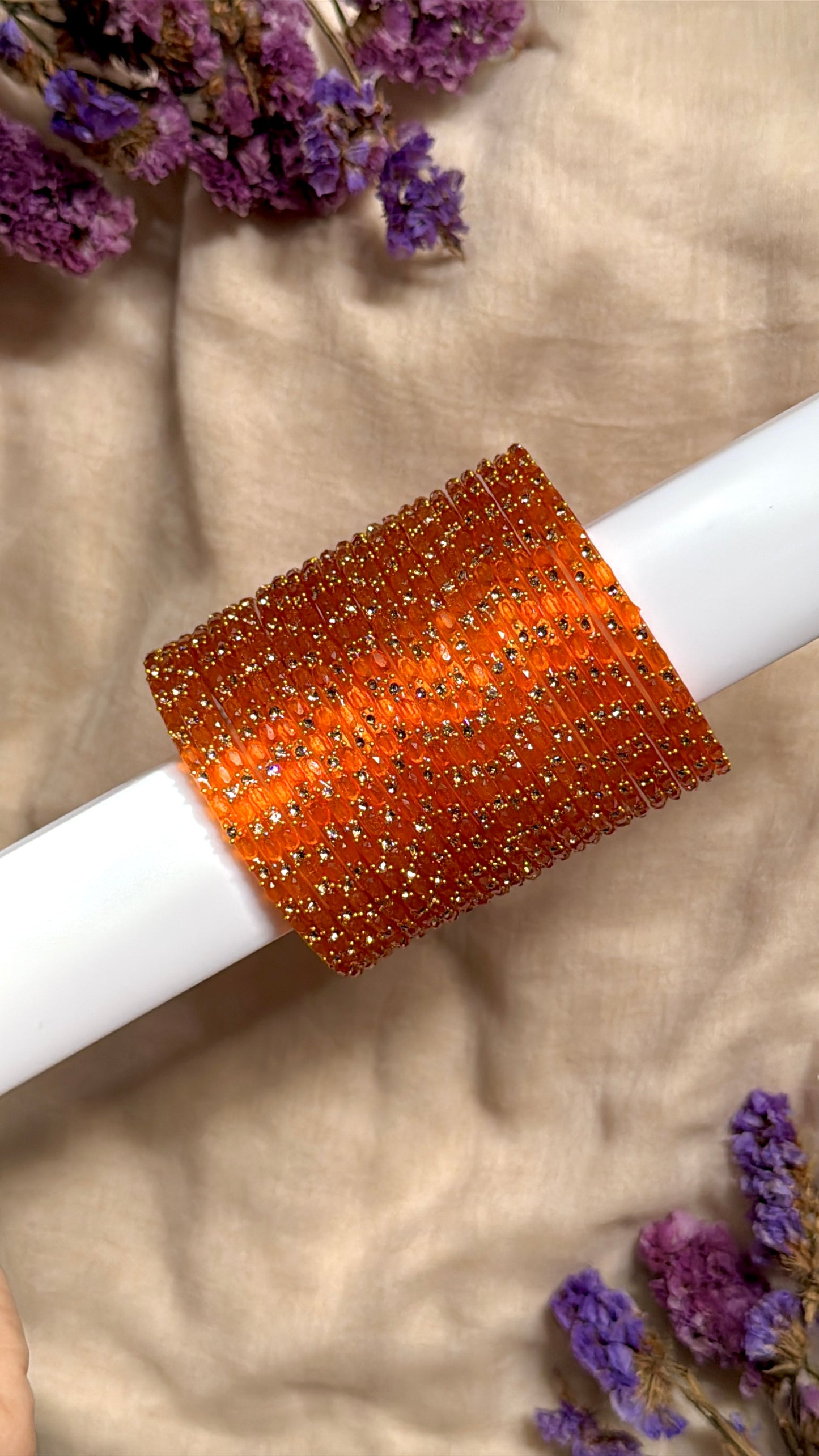 kayalvizhi in orange