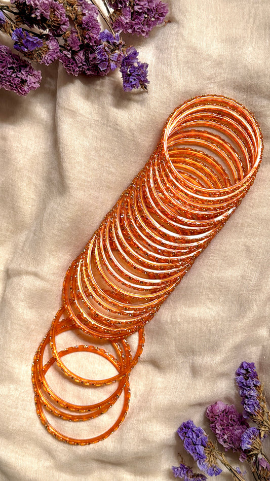 kayalvizhi in orange