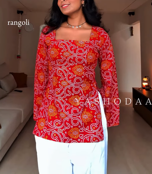 yaazhini corset in rangoli
