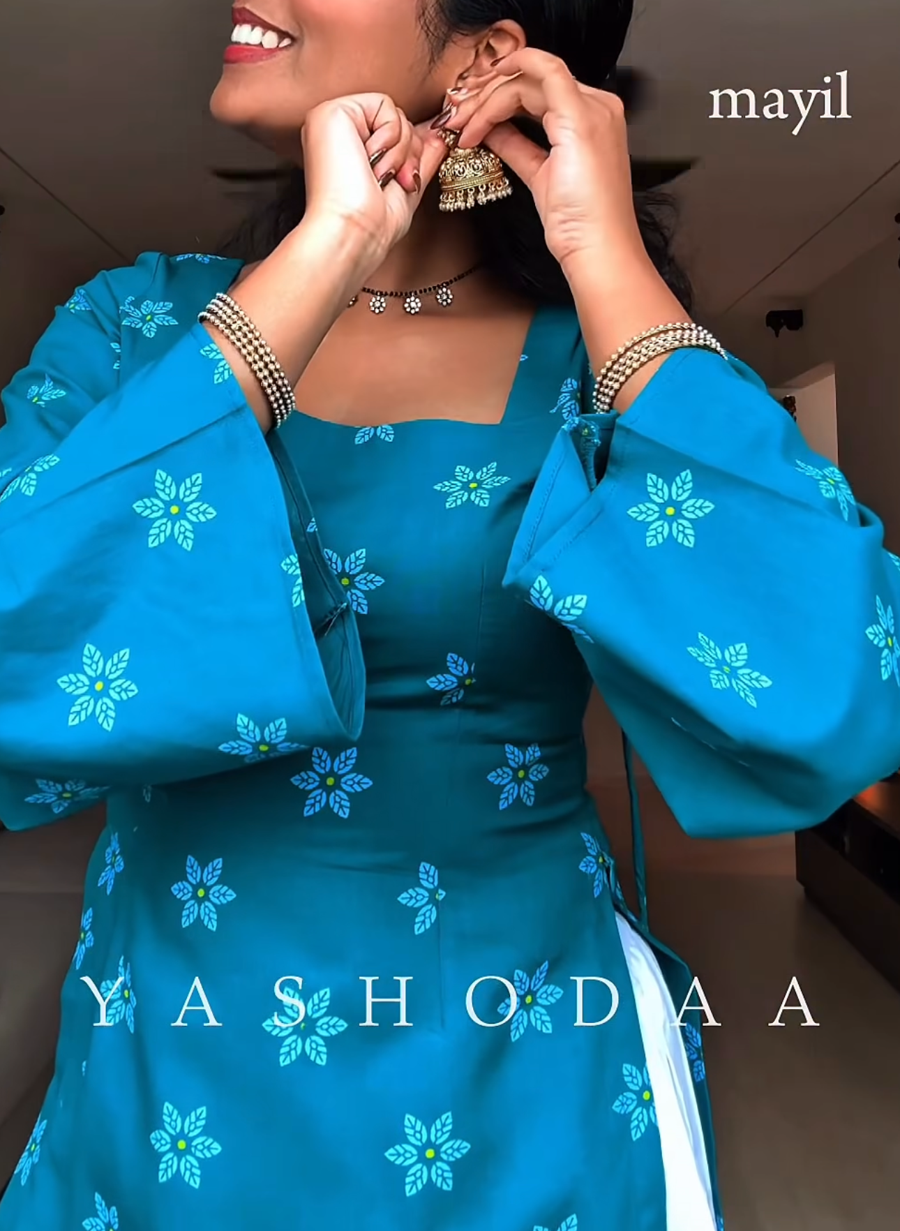 yaazhini corset in mayil