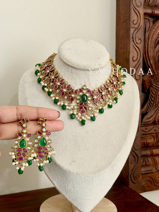 ITHALINI in green beads