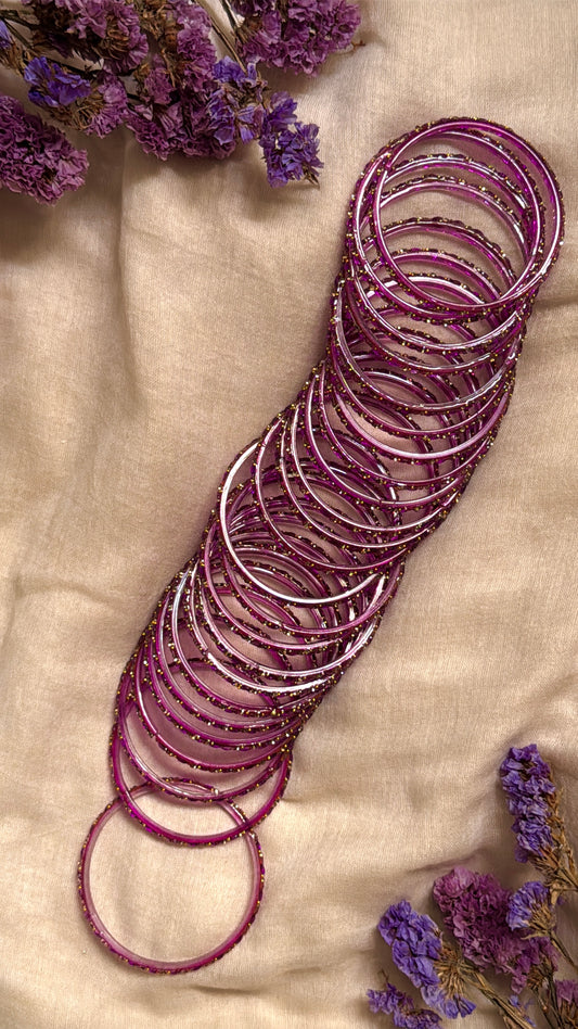 swirly in dark purple