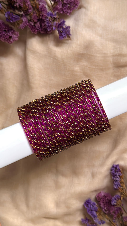 swirly in dark purple