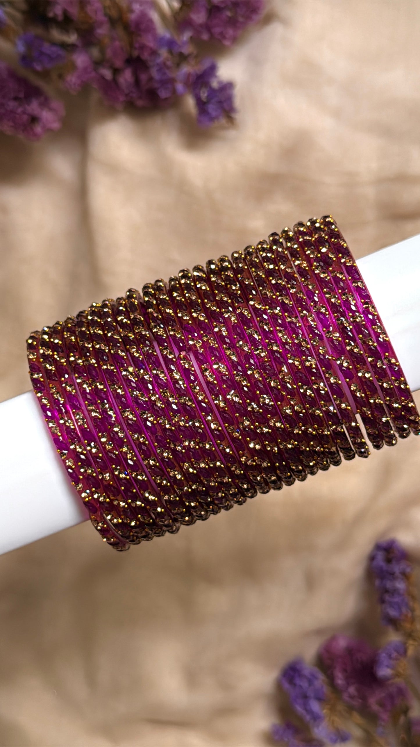 swirly in dark purple