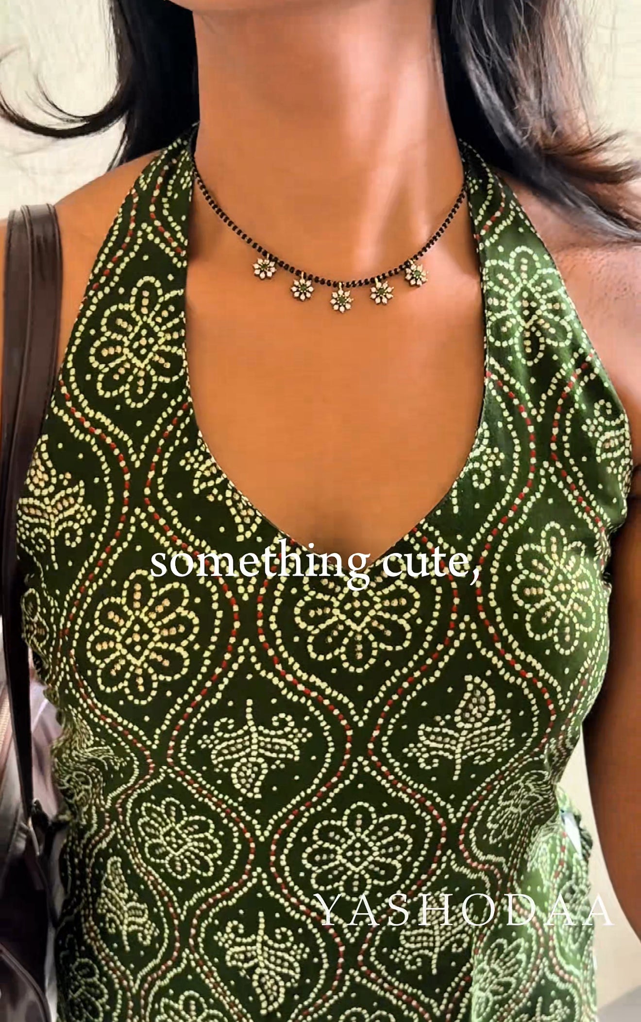 karugamani chains - floral